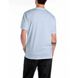 Replay Mens Logo T-Shirt In Azure