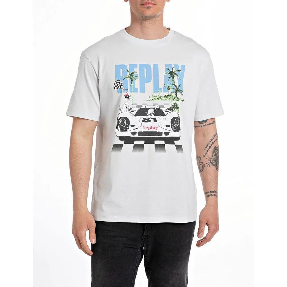 Replay M6810 22662 Tee 563 White