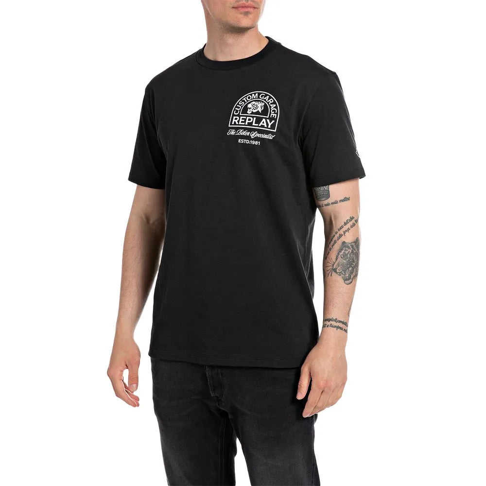 Replay M6837 2660 Tee 098 Black