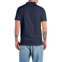 Replay M3011 22696M Cotton Polo-Shirt With Emb 970 Navy