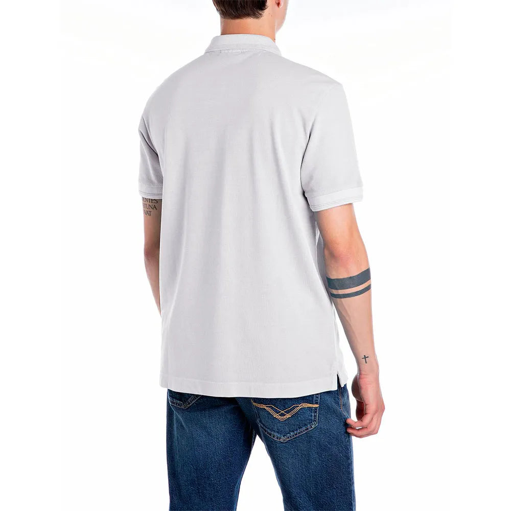 Replay Mens Polo Golfers in White