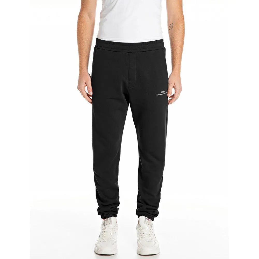 Replay Mens Jogger Pants In Black
