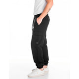 Replay Mens Cargo Trackpants In Black