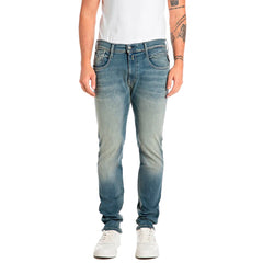 Replay Mens 009 Jeans In Blue Green