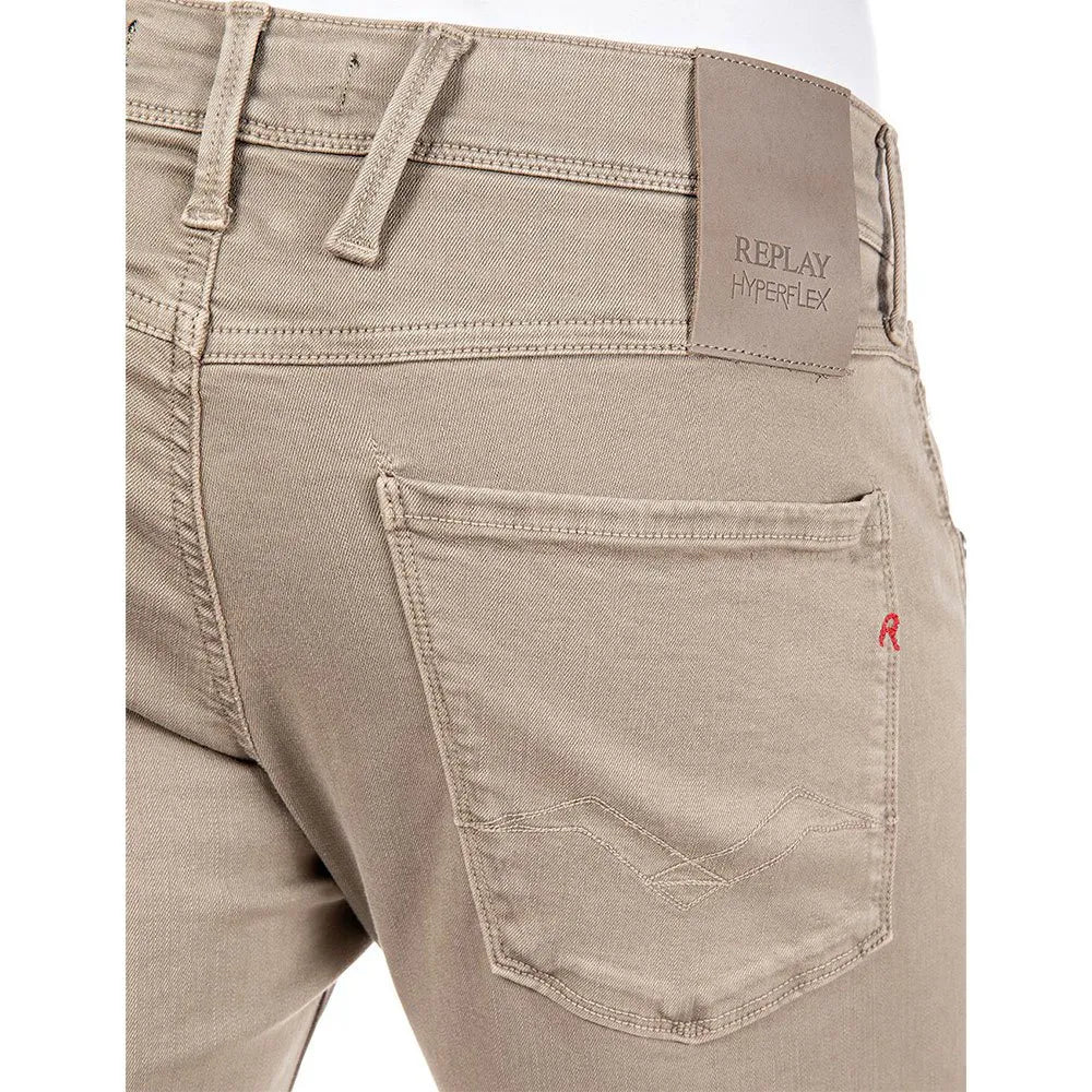 Replay Mens Pants In Tan
