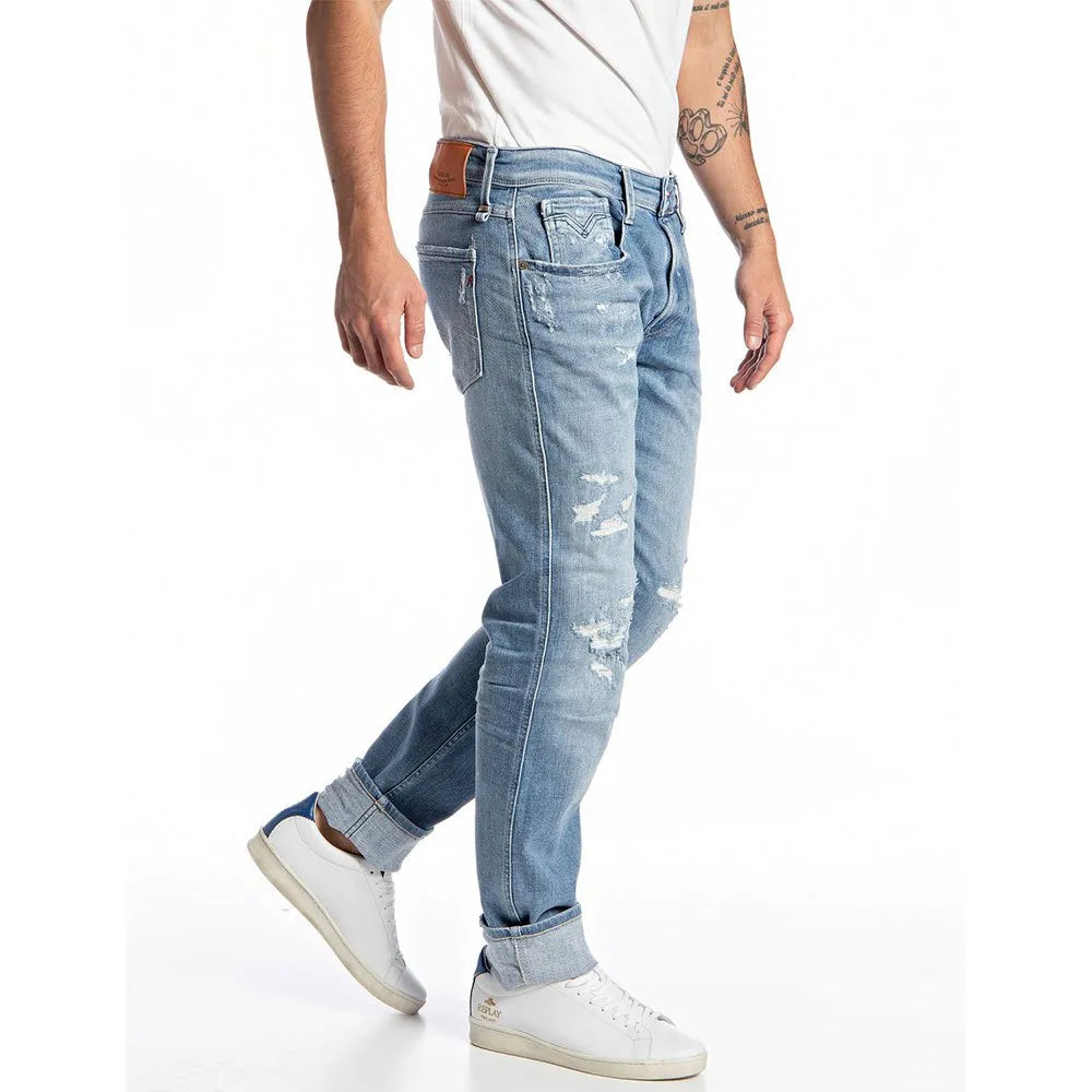 Replay Mens 338 Jean In Stonewash