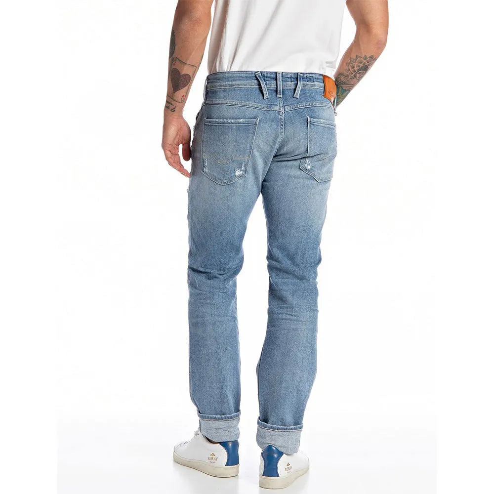 Replay Mens 338 Jean In Stonewash