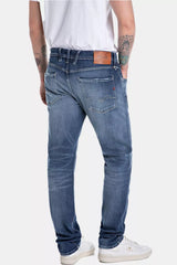 Replay Mens Jeans In Navy Blue