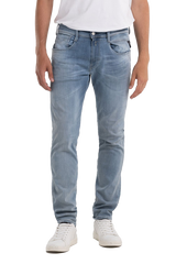 Replay Mens Hyperflex Jean In Grey Denim