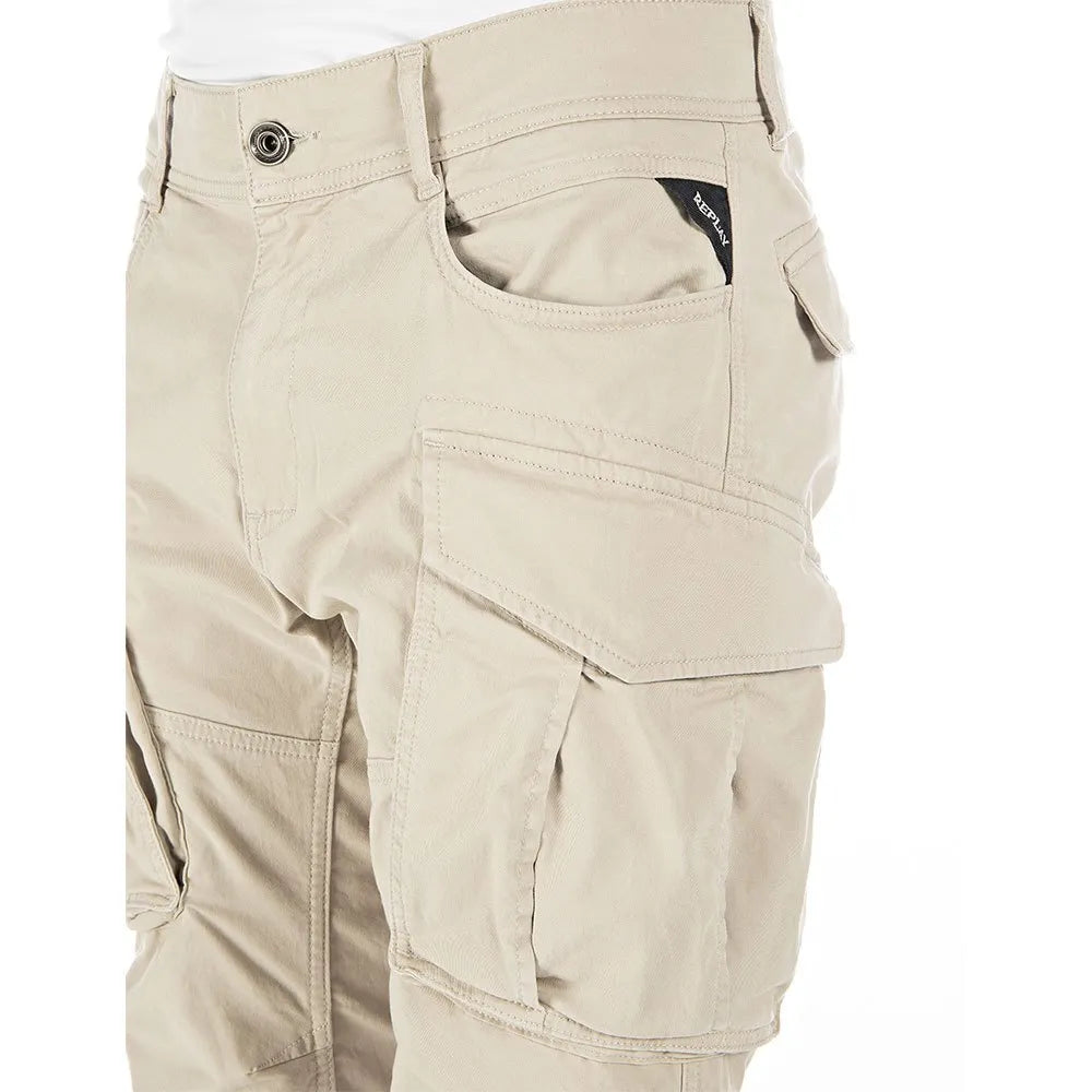 Replay Mens Pants In Stone
