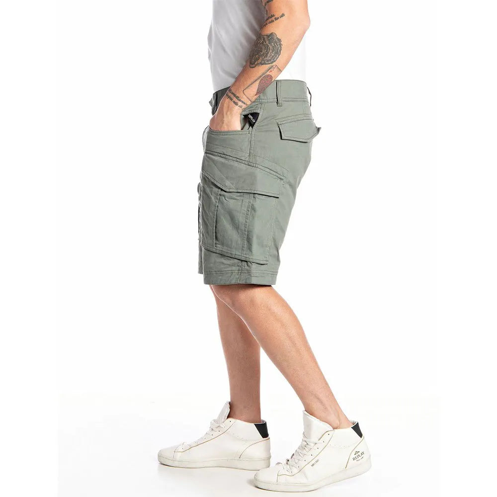 Replay Mens Short Pants in Green