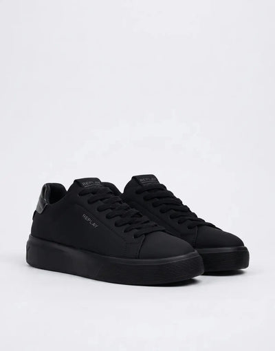 Replay Mens Notting Action Sneaker In Black