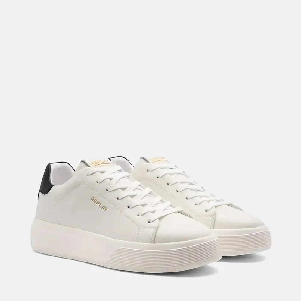 Replay Mens Notting Future Sneakers In White
