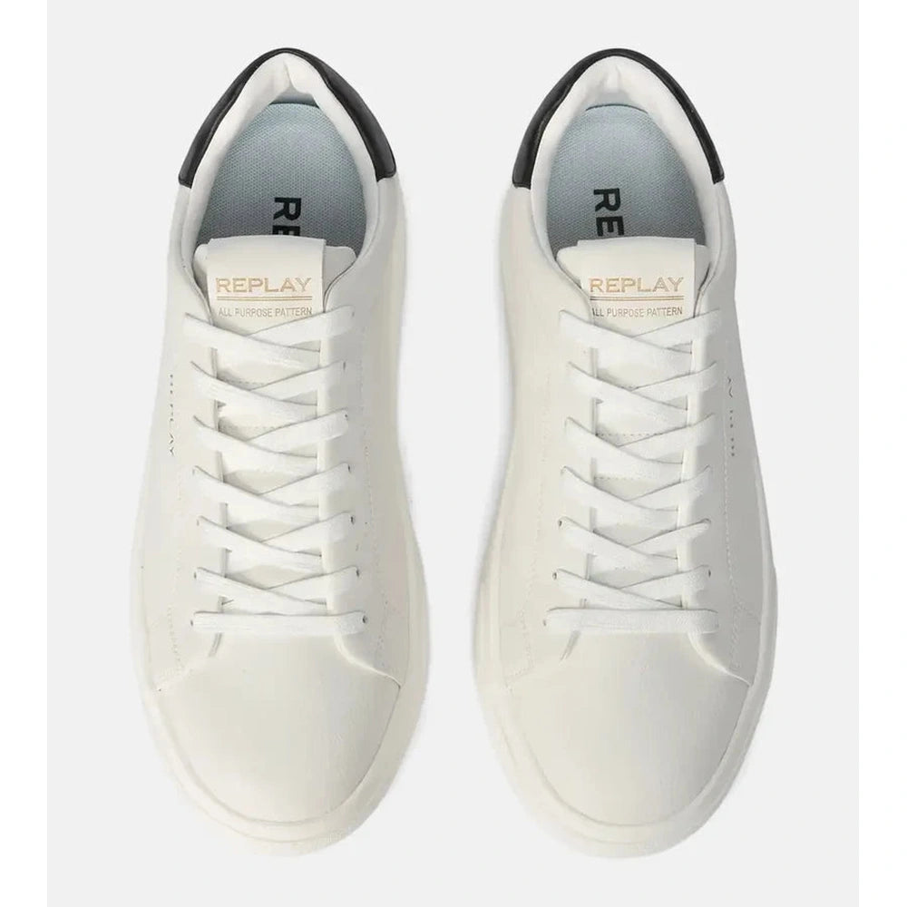 Replay Mens Notting Future Sneakers In White