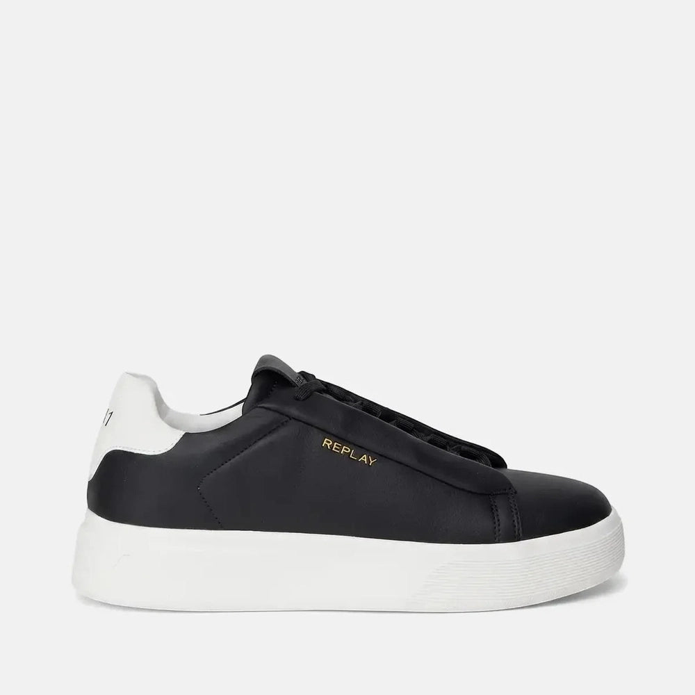 Replay Mens Notting Medium Sneakers In Black