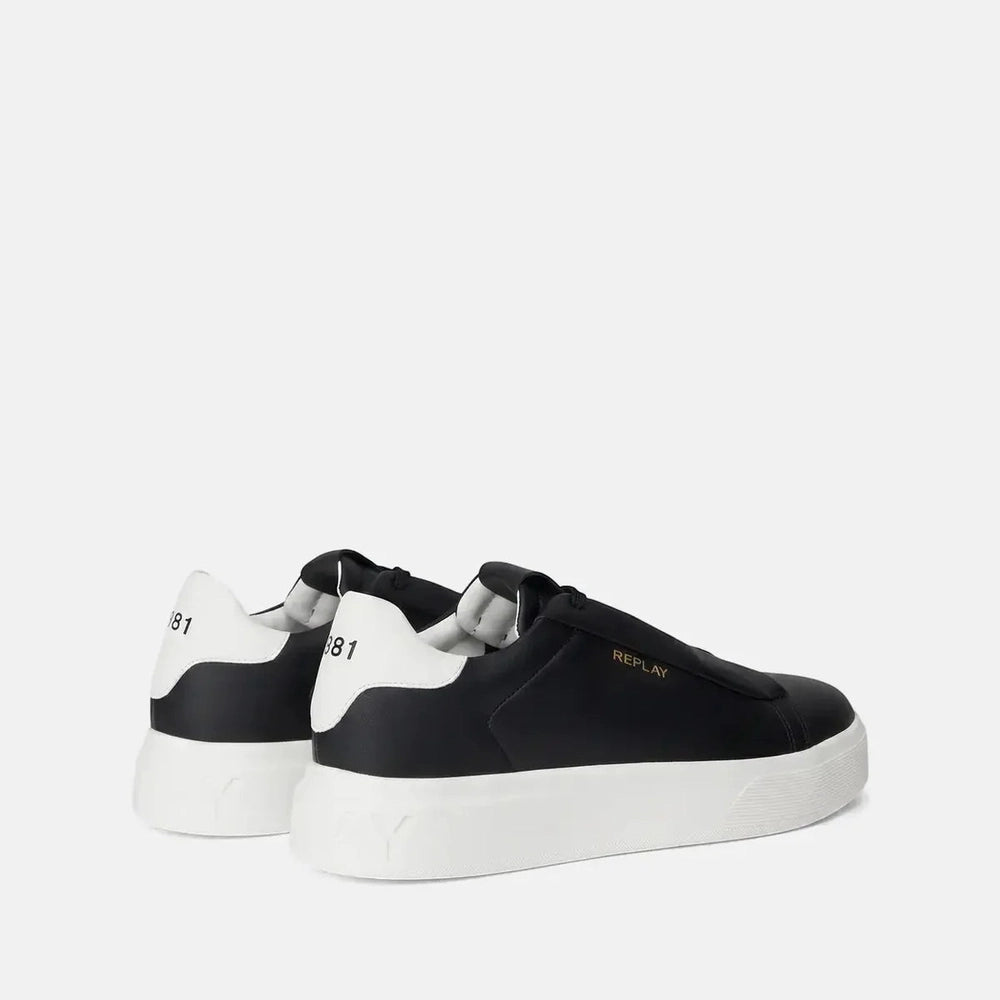 Replay Mens Notting Medium Sneakers In Black
