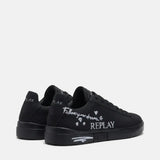 Replay Mens Polys Doodle Sa Shoes In Black
