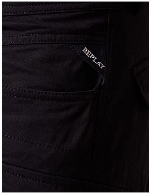 Replay Mens Short Pants in Black
