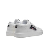 Replay Mens Notting Badges Sneakers In White
