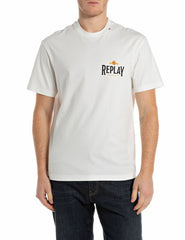 Replay Mens M3279  T-Shirt In White