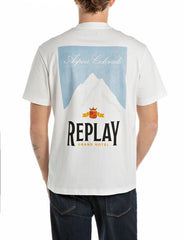 Replay Mens M3279  T-Shirt In White