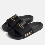 Replay Mens Up Trao Sandals In Black & Platinum