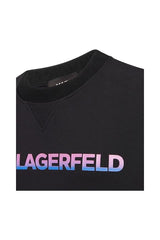 Karl Lagerfeld Mens Sustainable Cotton Sweatshirt In Black