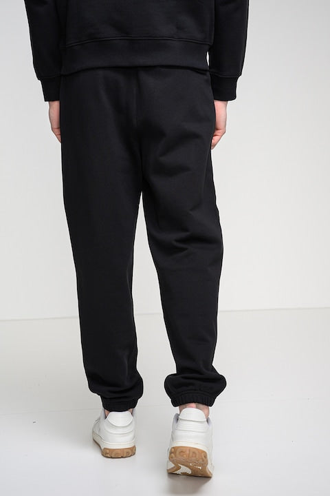 Calvin Klein Mens Graphic Joggers In Black