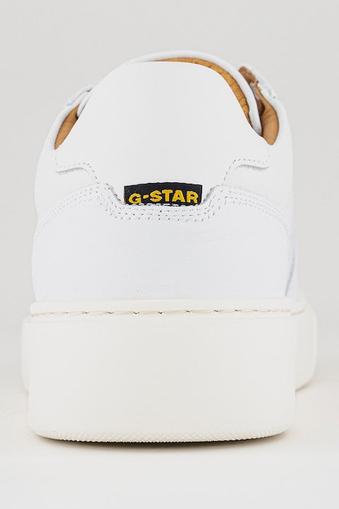 G-Star Raw Mens Postino Lea Shoes White