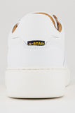 G-Star Raw Mens Postino Lea Shoes White