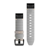 Garmin Unisex Fenix 7S Quickfit Leather Strap In Limestone