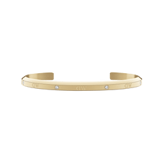 Daniel Wellington Womens Small Classic Lumine Cuff Bracelet in Gold