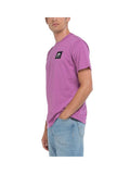 Replay Mens Custom Print Short Sleeves T-Shirt In Purple