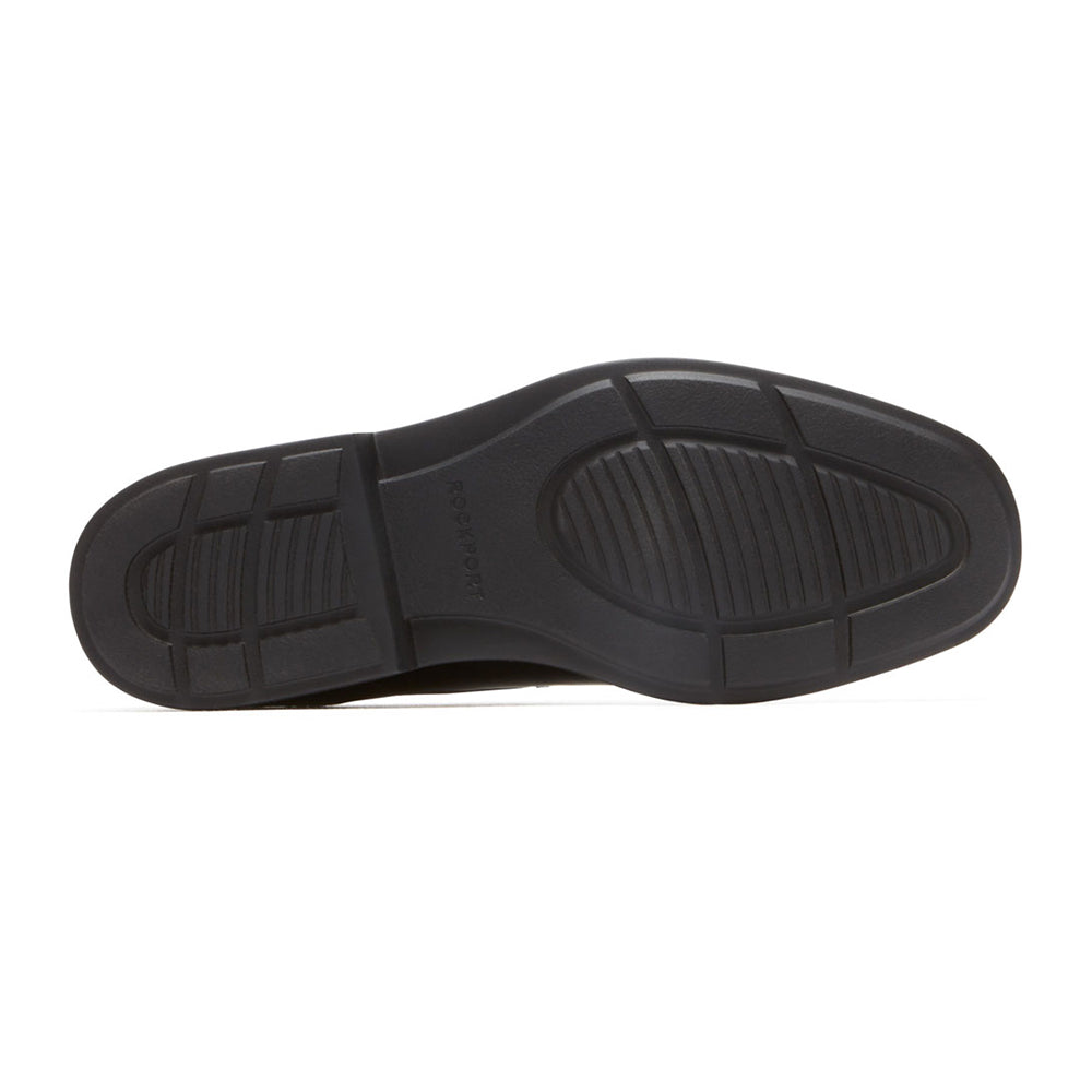 Rockport Mens Charles Road Black Plaintoe Shoes