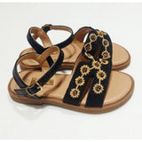 Little Miss Black By Miss Black Girls Mona 1 Sandals In Black