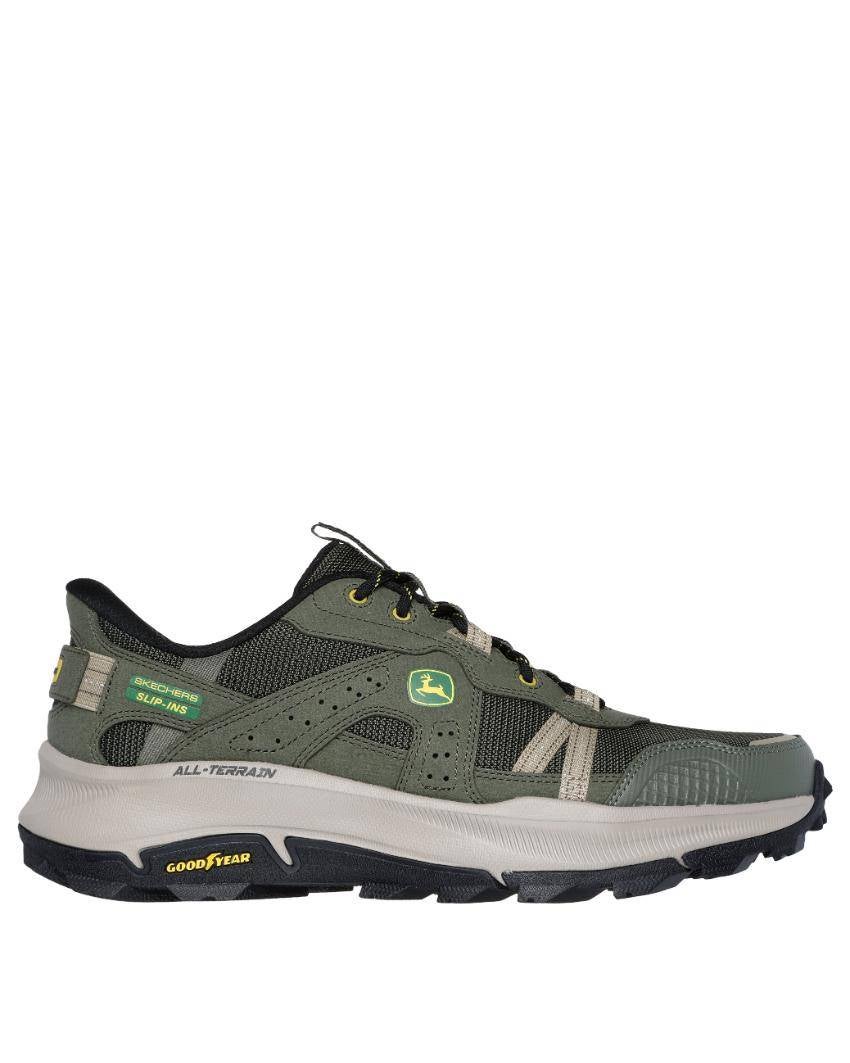 Skechers Mens X John Deere Equalizer 5.0 Trail Shoes In Green