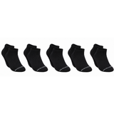 Skechers Mens 5 Pack Non Terry Lowcut Anklet Socks In Black