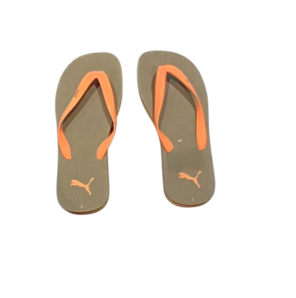 Puma Mens First Flip Flops II ZADP In Grape/Orange