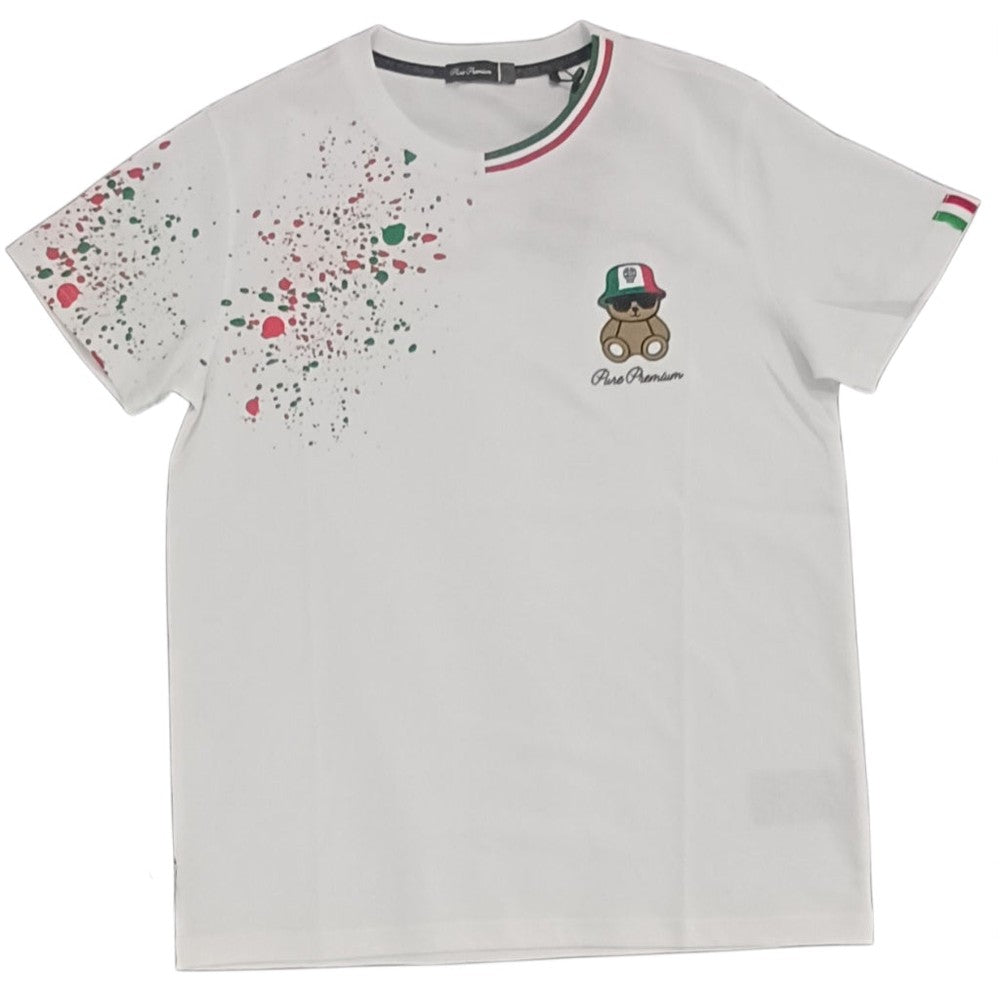 Pure Premium Mens Carbo-T Short Sleeves T-Shirt In White