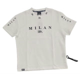 Covali Mens Milan BA6 Lino T-Shirt In White