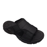 Hush Puppies Mens Charlie II Leather Sandals In Black