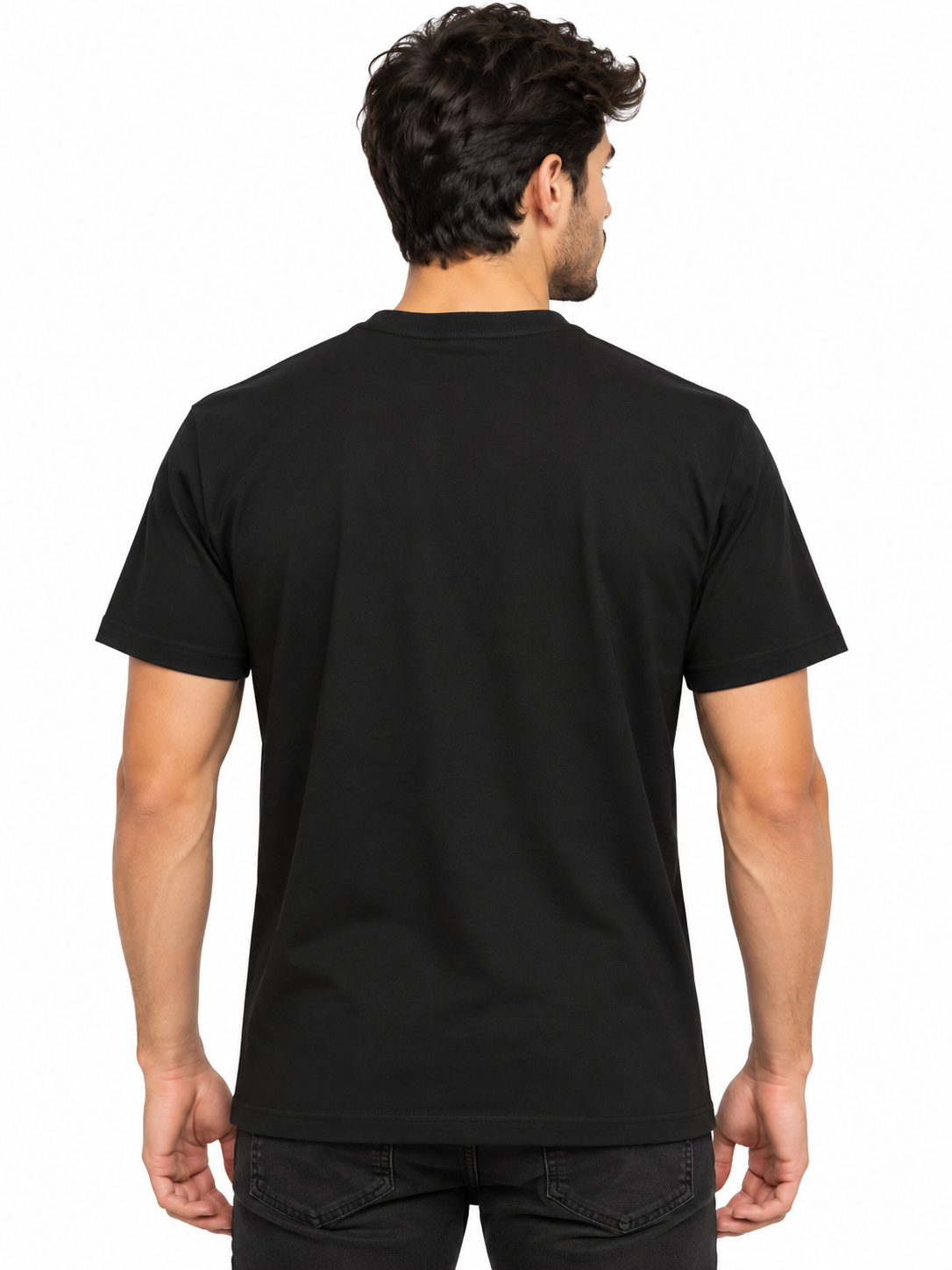 Replay Mens Printed T-Shirt In Black