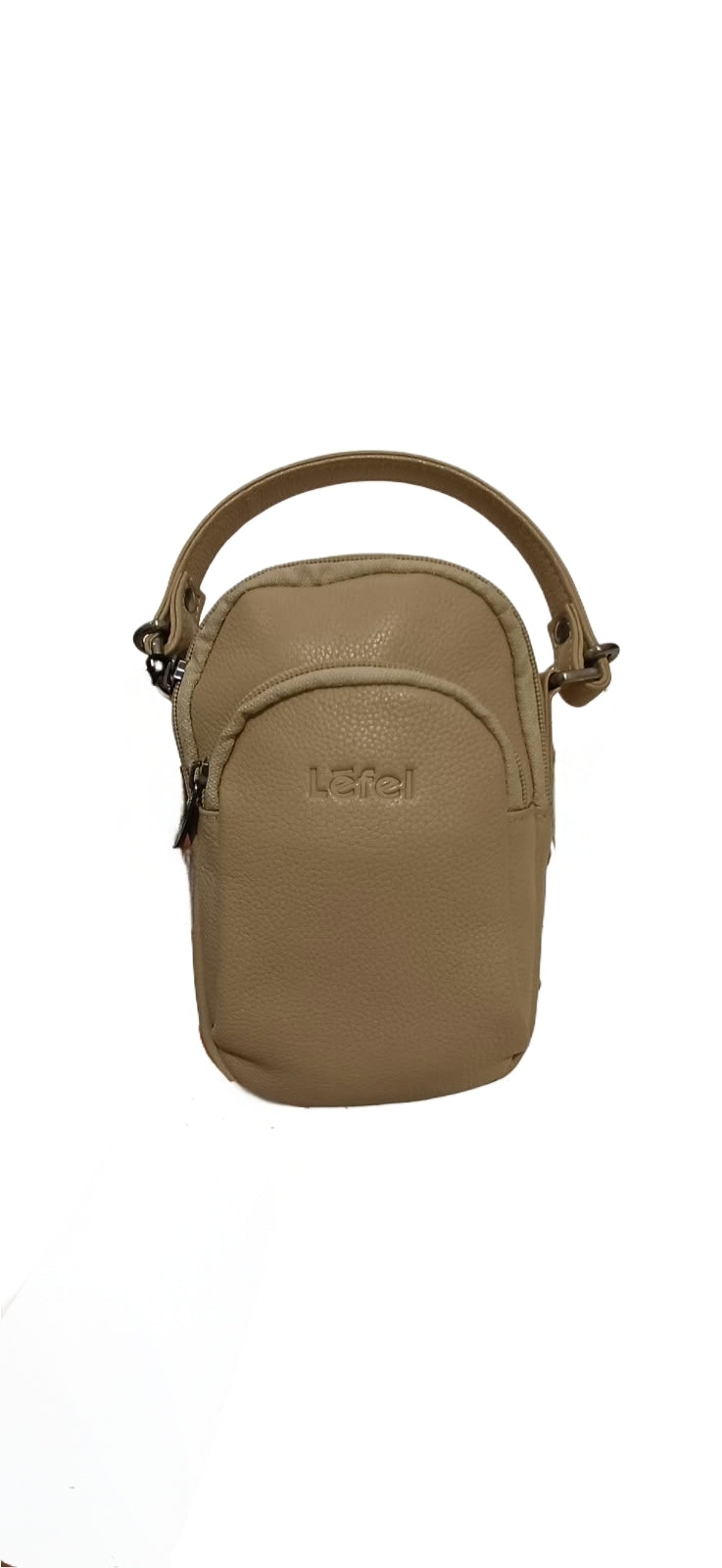 Lefel Small Round Sling Bag In Sand