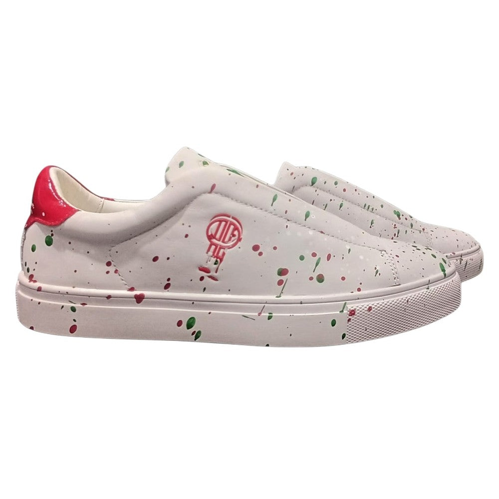 Pure Premium Mens Borchi Sneaker In White Multi