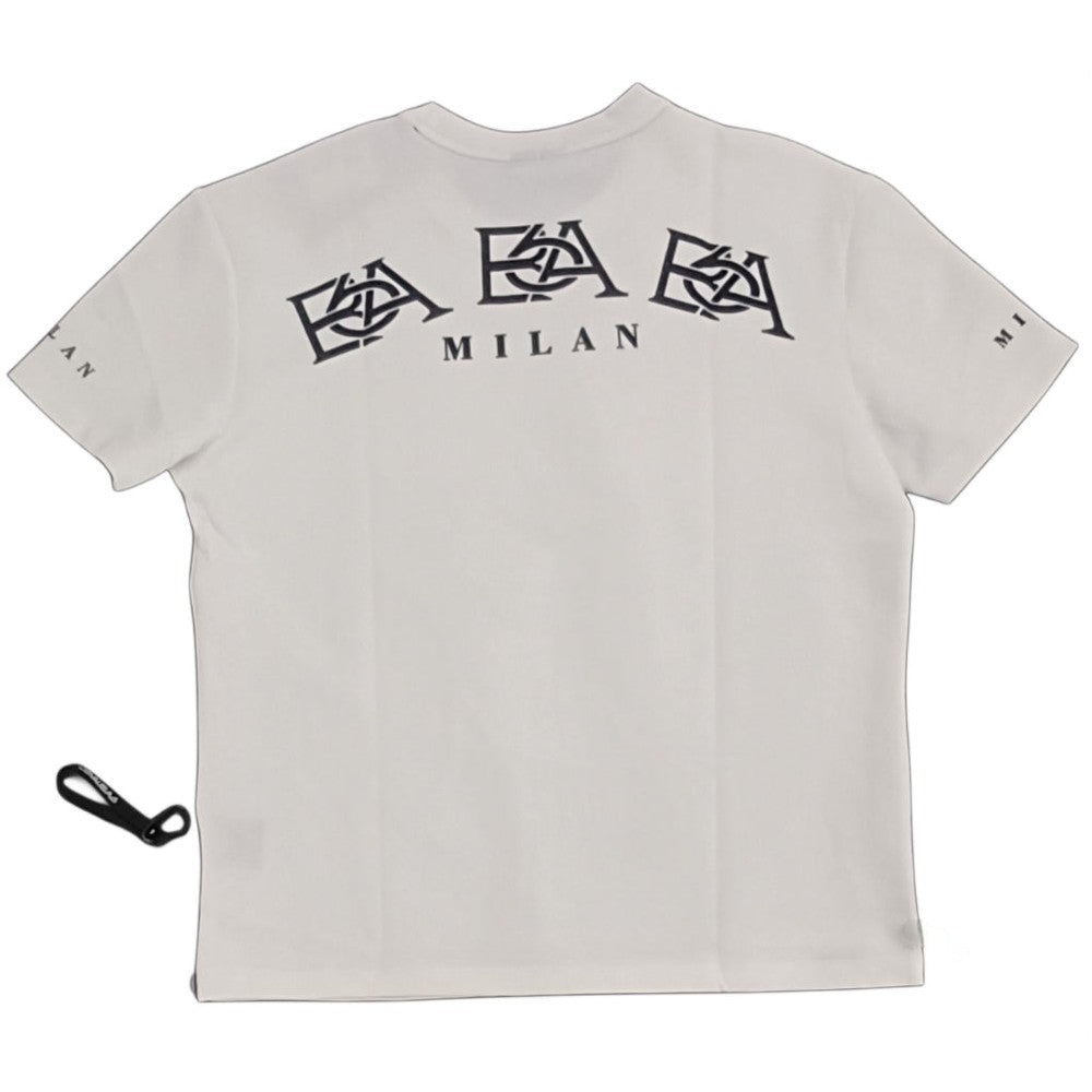 Covali Mens Milan BA6 Tres T-Shirt In White