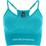 Skechers Womens Endurance Seamless Sports Bra In Turquoise