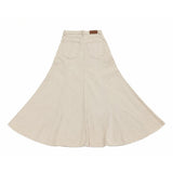 Polo Womens Yara Denim Skirt In Stonewash