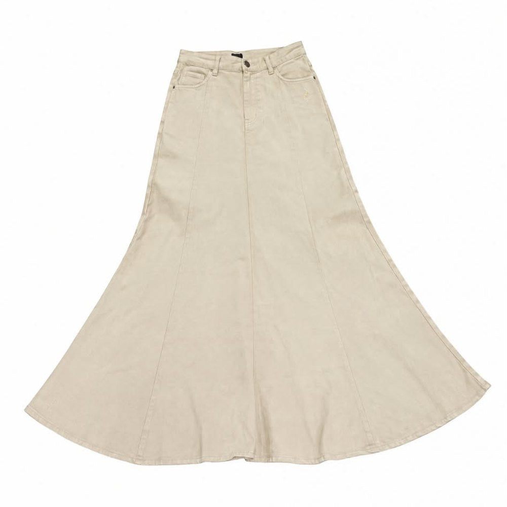 Polo Womens Yara Denim Skirt In Stonewash