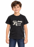 Jeep Boys Young & Wild T-Shirt In Black