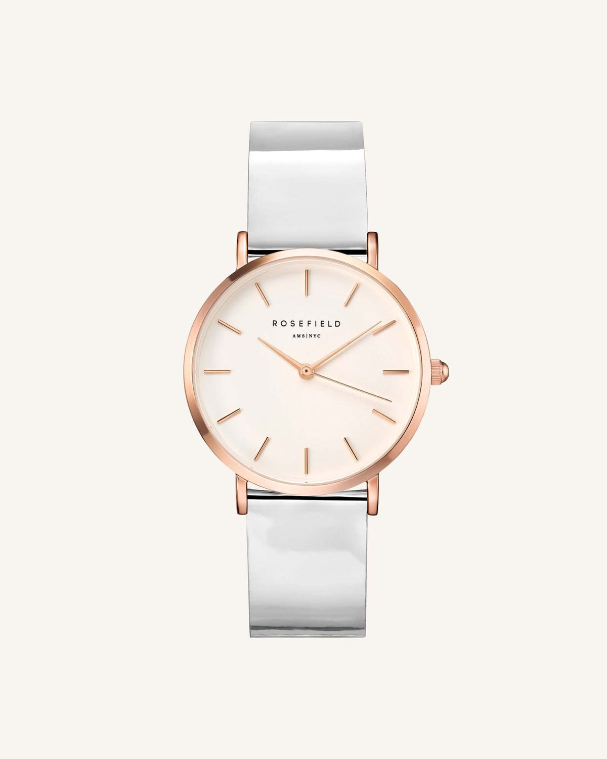 Rosefield Premium 33Mm White Metallic